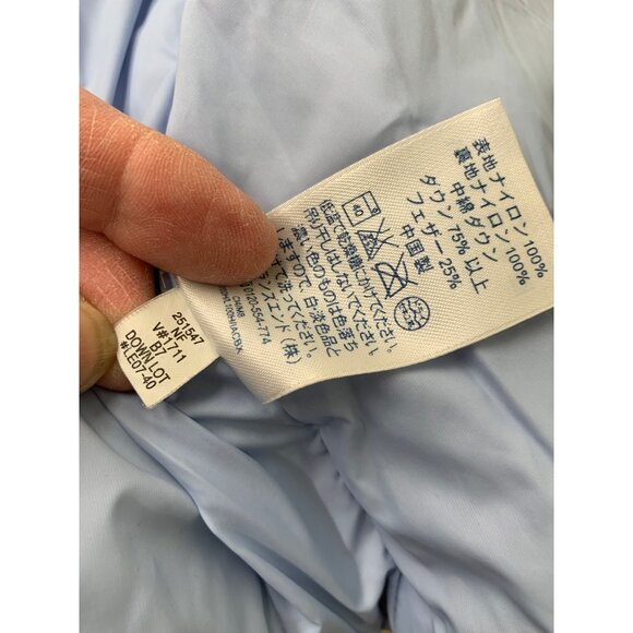 Lands End Kids 3T Blue Puffer Jacket Goose down - Picture 8 of 9